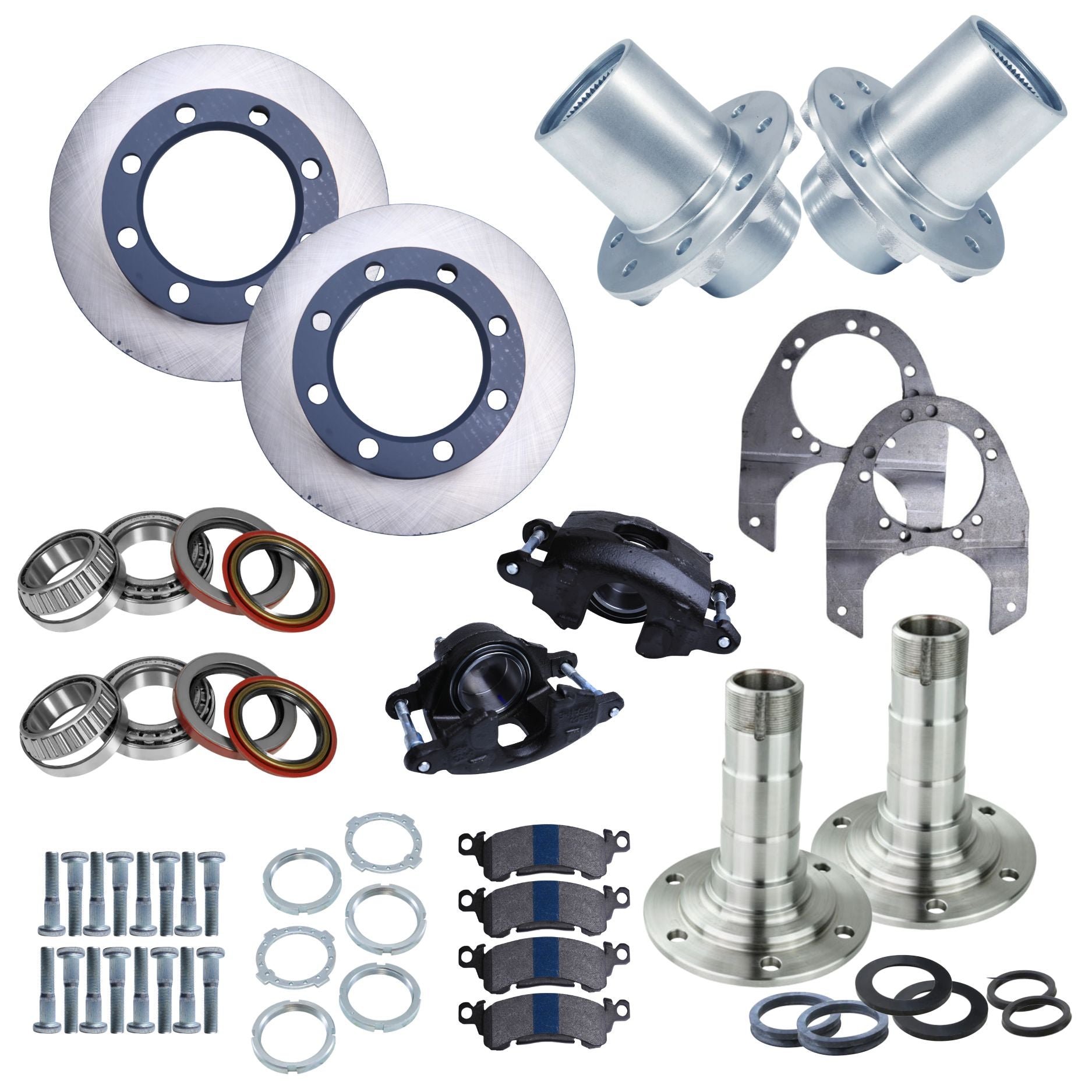 ベッドホーン Dana 60 Front Axle Kit for GM/Chevrolet 6-Bolt Knuckles – Crane Axle