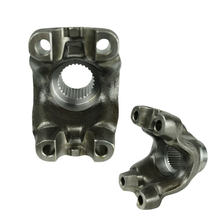 Side view of Forged U-Bolt Yoke for AAM 11.5 axle on a white background