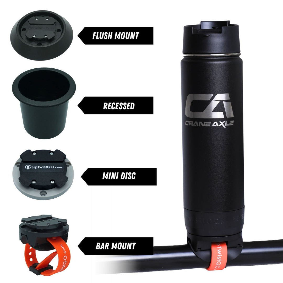 Crane Axle TwistLock 20 oz Canteen