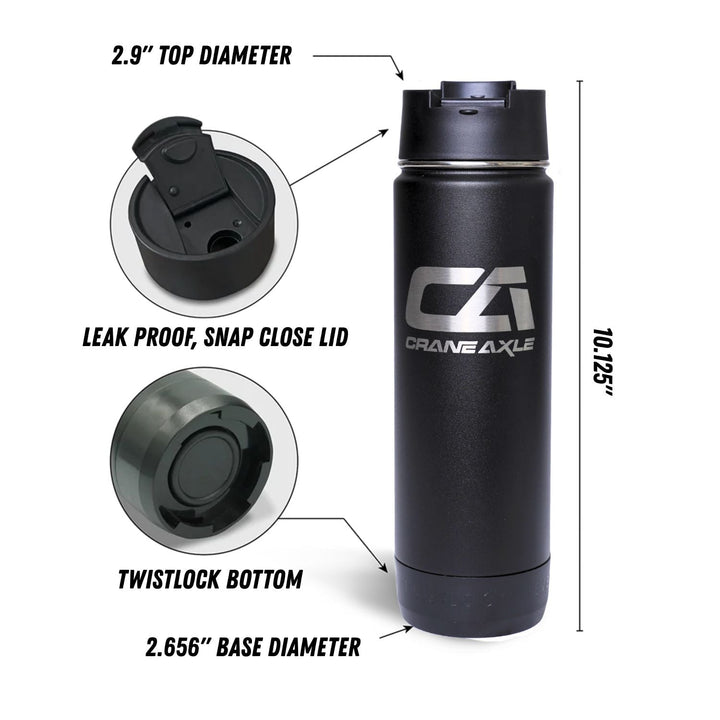 Crane Axle TwistLock 20 oz Canteen