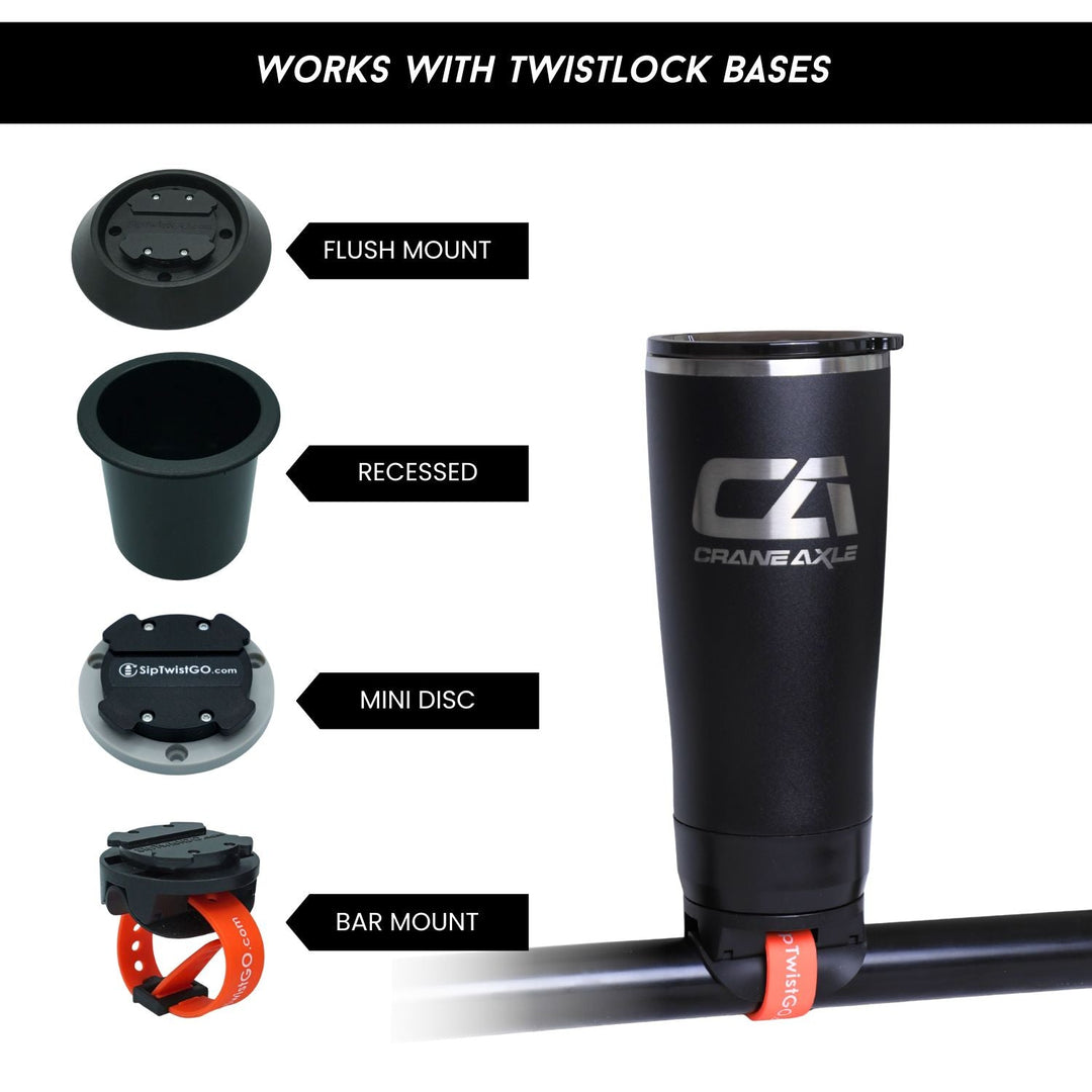 Crane Axle TwistLock Drinkware