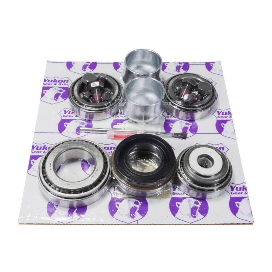 F-150 Ford 8.8 master install kit components on a Yukon Gears branded mat