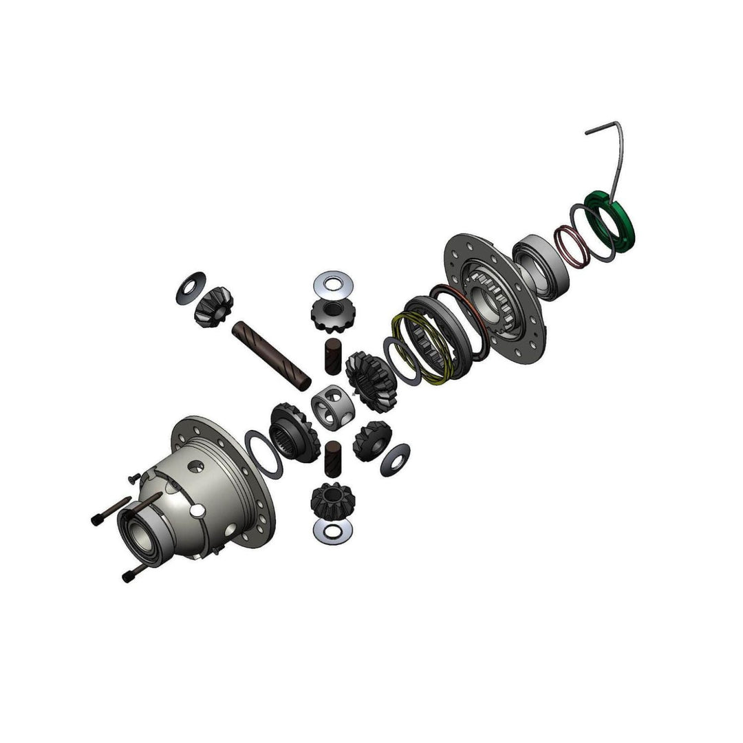 Ford Sterling selectable air locker exploded diagram on a white background