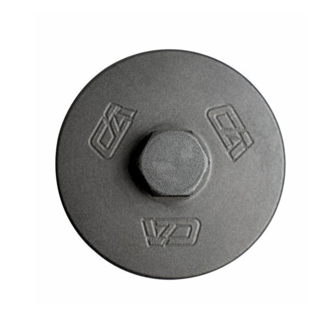 Black 40 spline axle spindle service socket on a white background