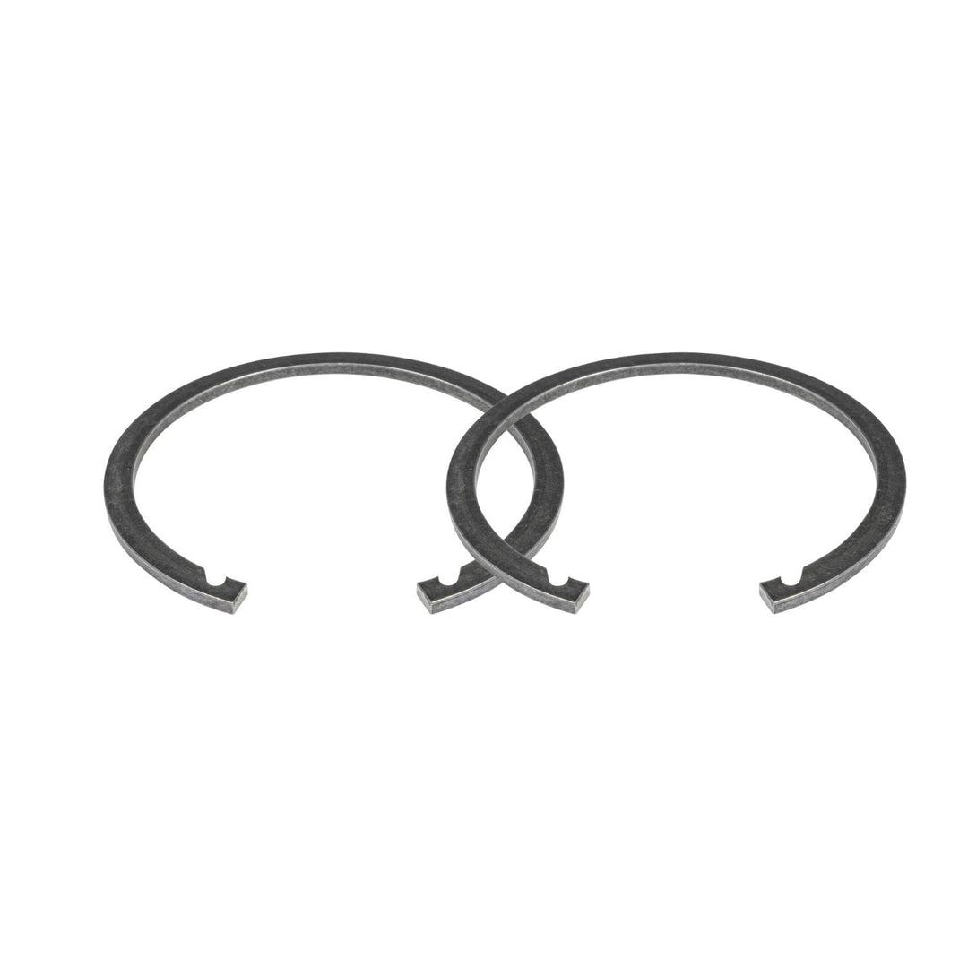 Two 14 bolt spindle bearing sets on a white background