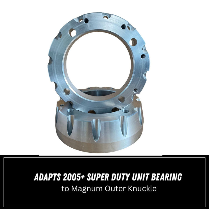 Crane Axle Magnum Knuckle Aluminum Unit Bearing Adapter (Pair)