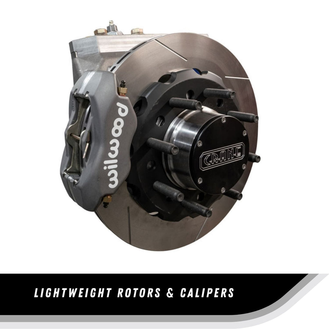 Crane Axle Front Unit Bearing Wilwood 4 Piston Lightweight Brake Kit