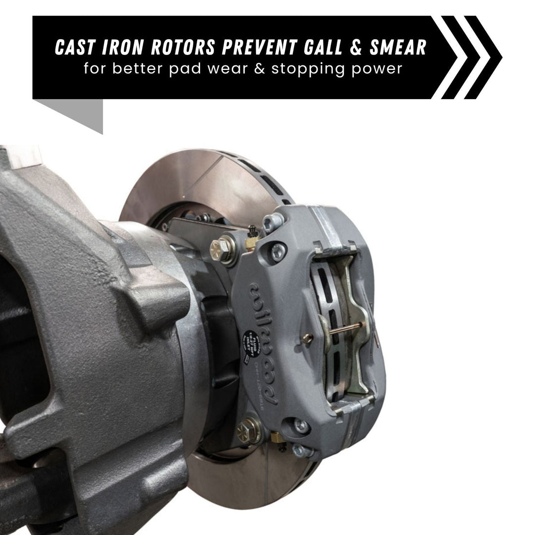 Crane Axle Front Unit Bearing Wilwood 4 Piston Lightweight Brake Kit