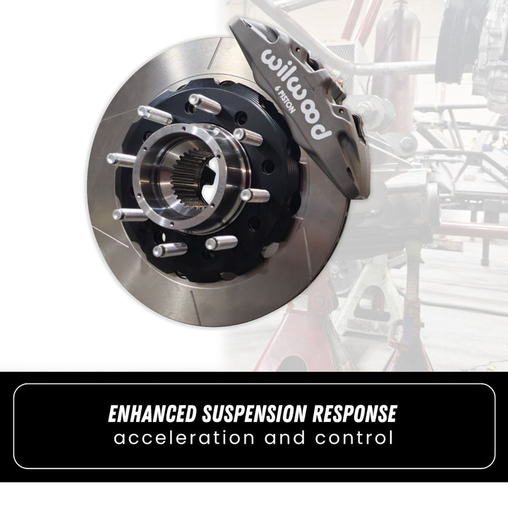 lightweight off-road unit bearing brake with 'Wilwood' branding on a white background