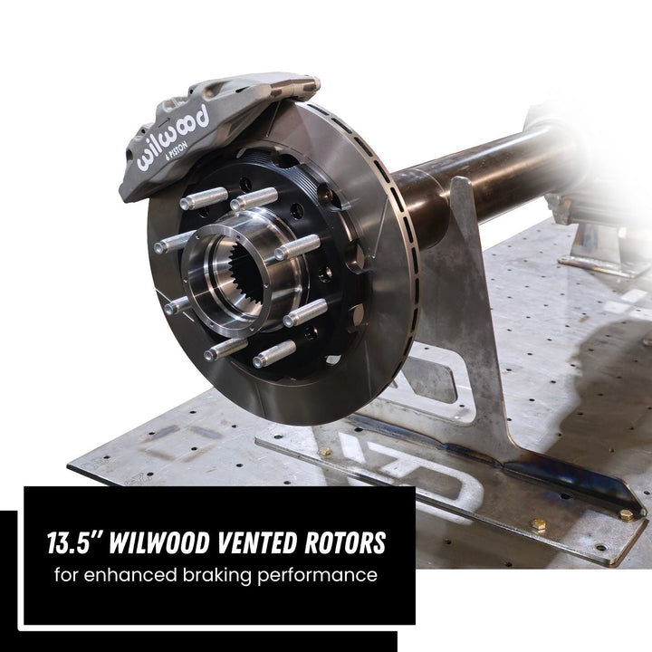 Crane Axle Rear 05+ Super Duty Unit Bearing Wilwood 6 Piston Brake Kit