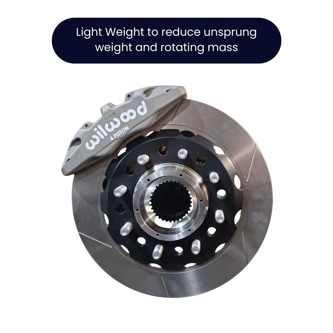 Crane Axle Rear 05+ Super Duty Unit Bearing Wilwood 6 Piston Brake Kit