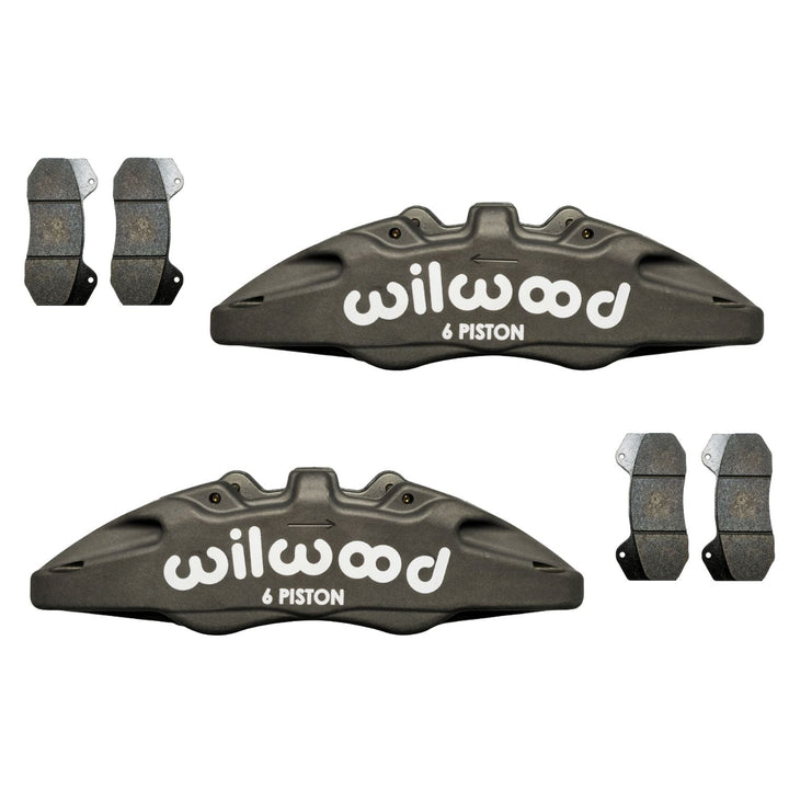 Crane Axle Rear 05+ Super Duty Unit Bearing Wilwood 6 Piston Brake Kit