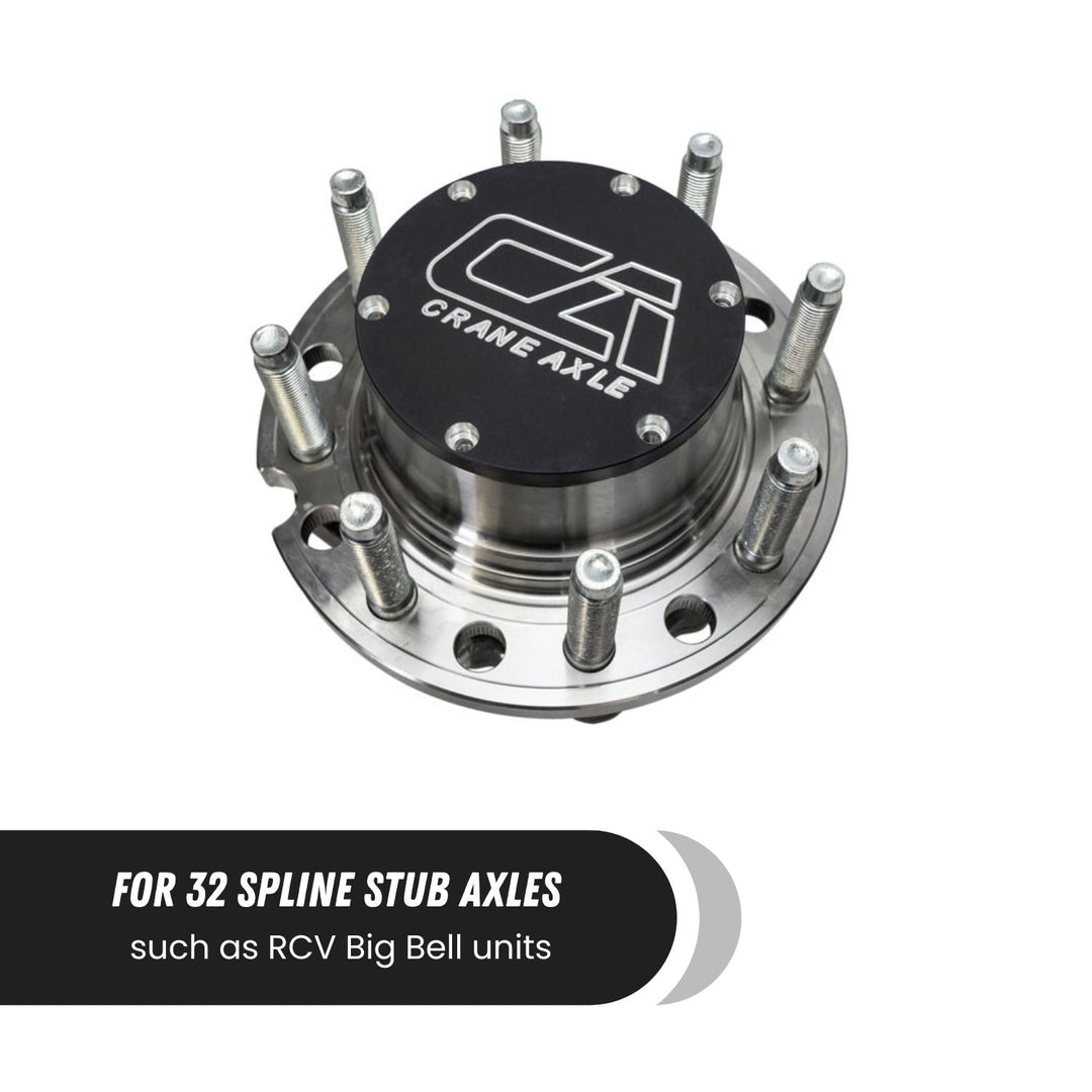 Crane Axle Super Duty Unit Bearing Covers (Pair)