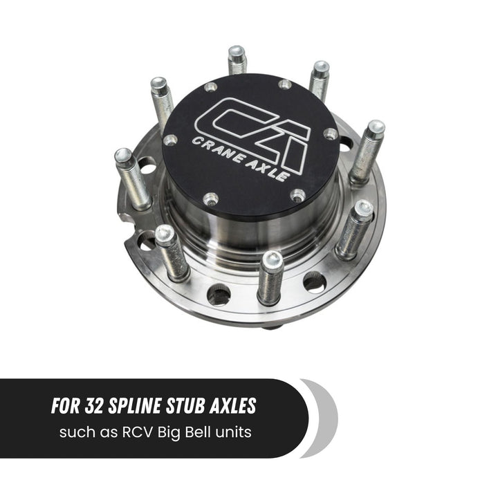 Crane Axle Super Duty Unit Bearing Covers (Pair)