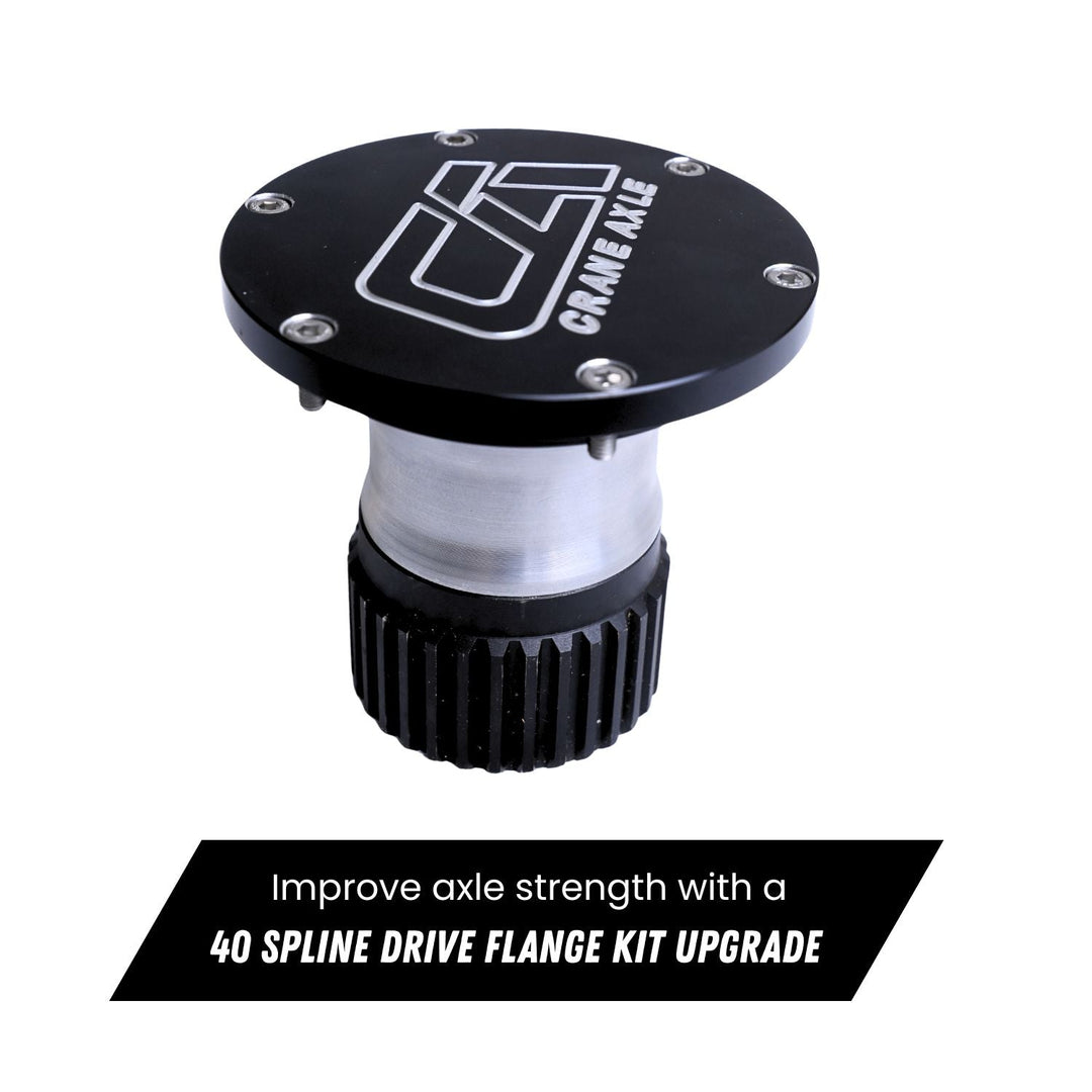 Crane Axle 40-Spline Unit Bearing Drive Flange Kit