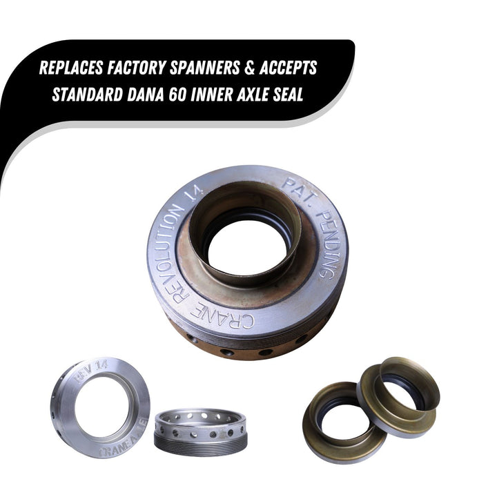 Crane Axle Revolution 30/35 Spline GM 14-Bolt Inner Axle Seal Kit