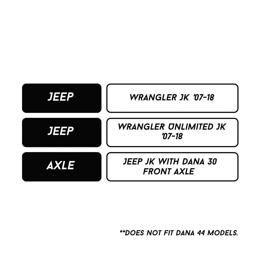 RCV Dana 30 CV Axle Set for Jeep Wrangler & Unlimited JK ('07+)