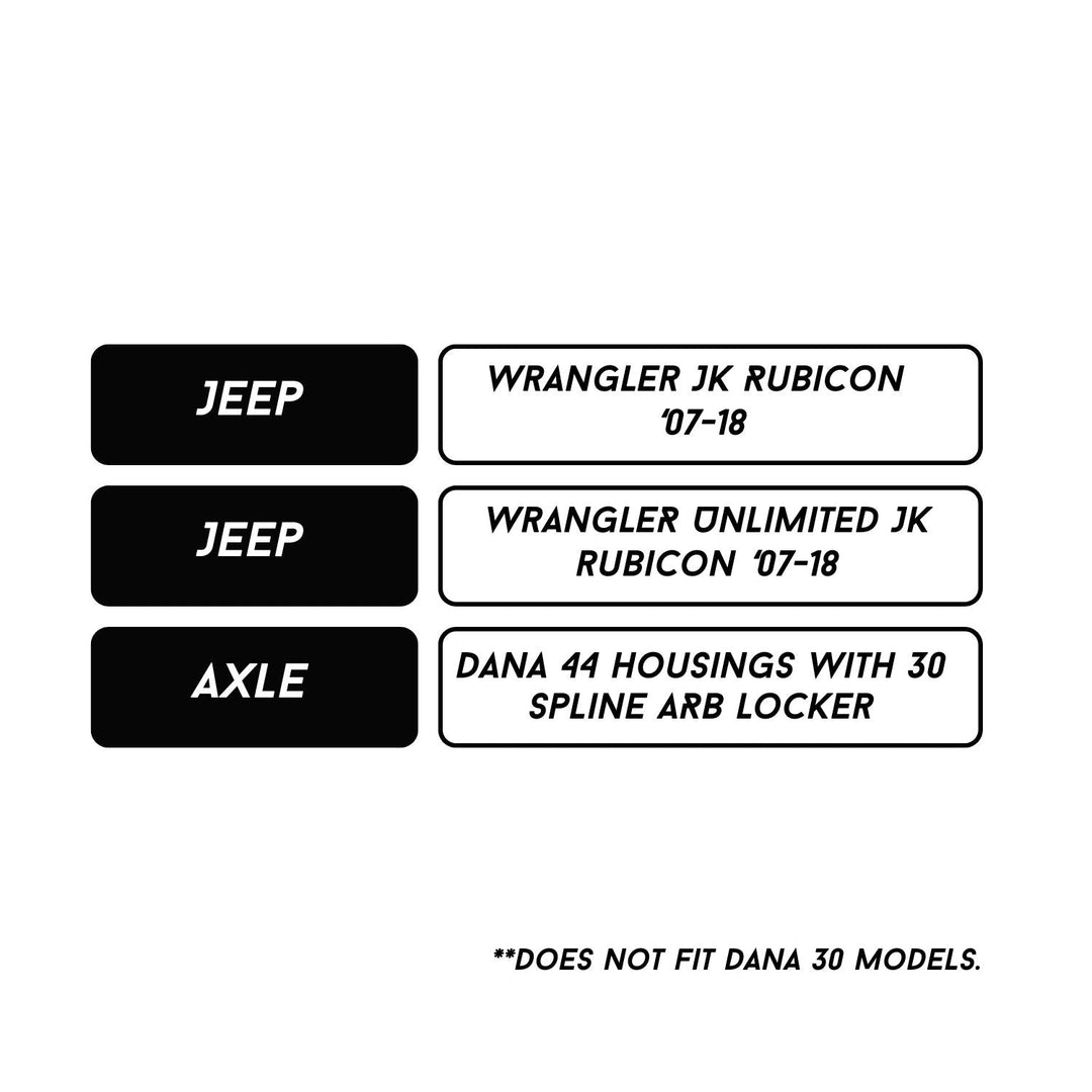 RCV 300M Dana 44 CV Axle Set for Jeep JK Rubicon ('07-'18)