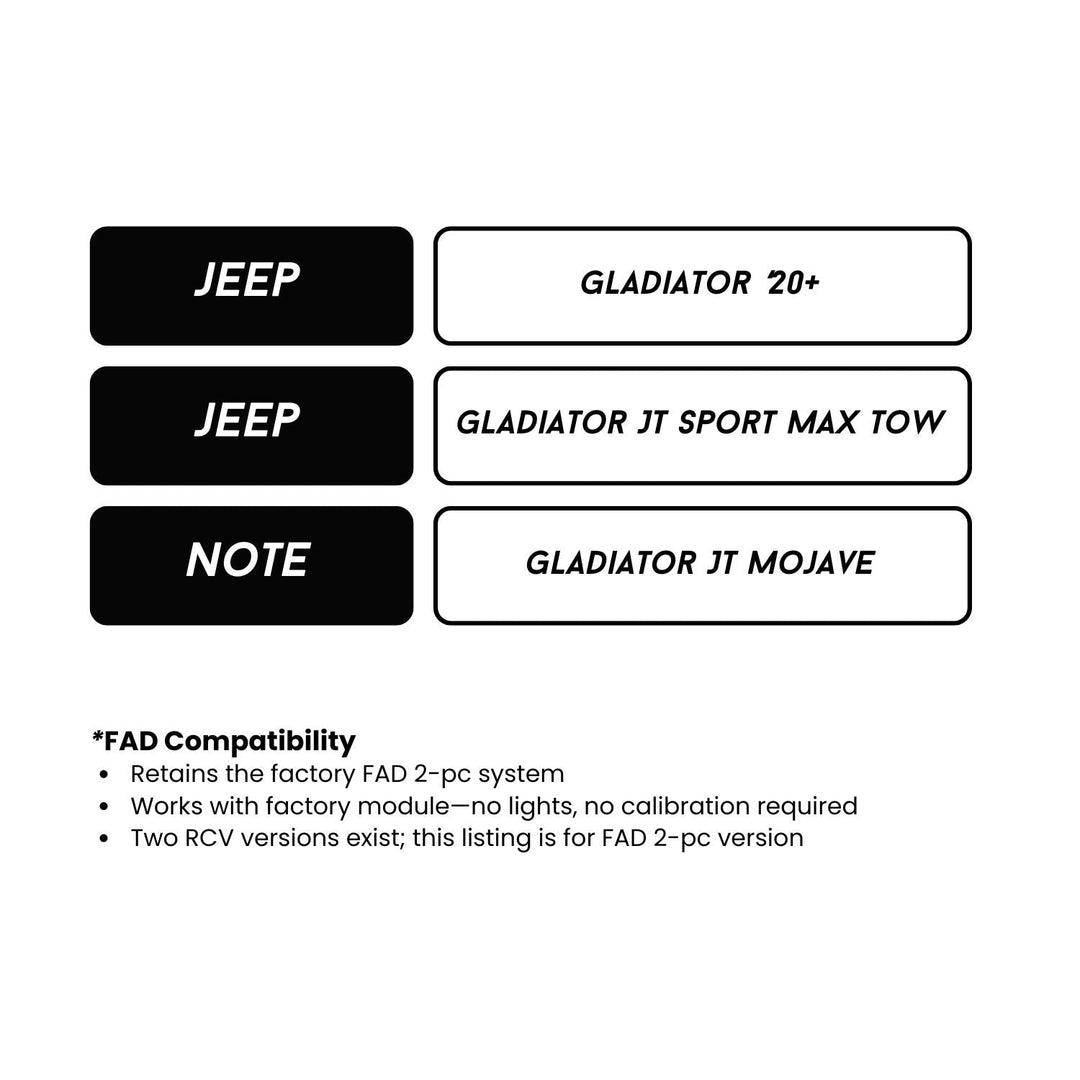 RCV 32-Spline Dana 44 CV Axle Set for Jeep JT Sport Max Tow & Mojave w/FAD