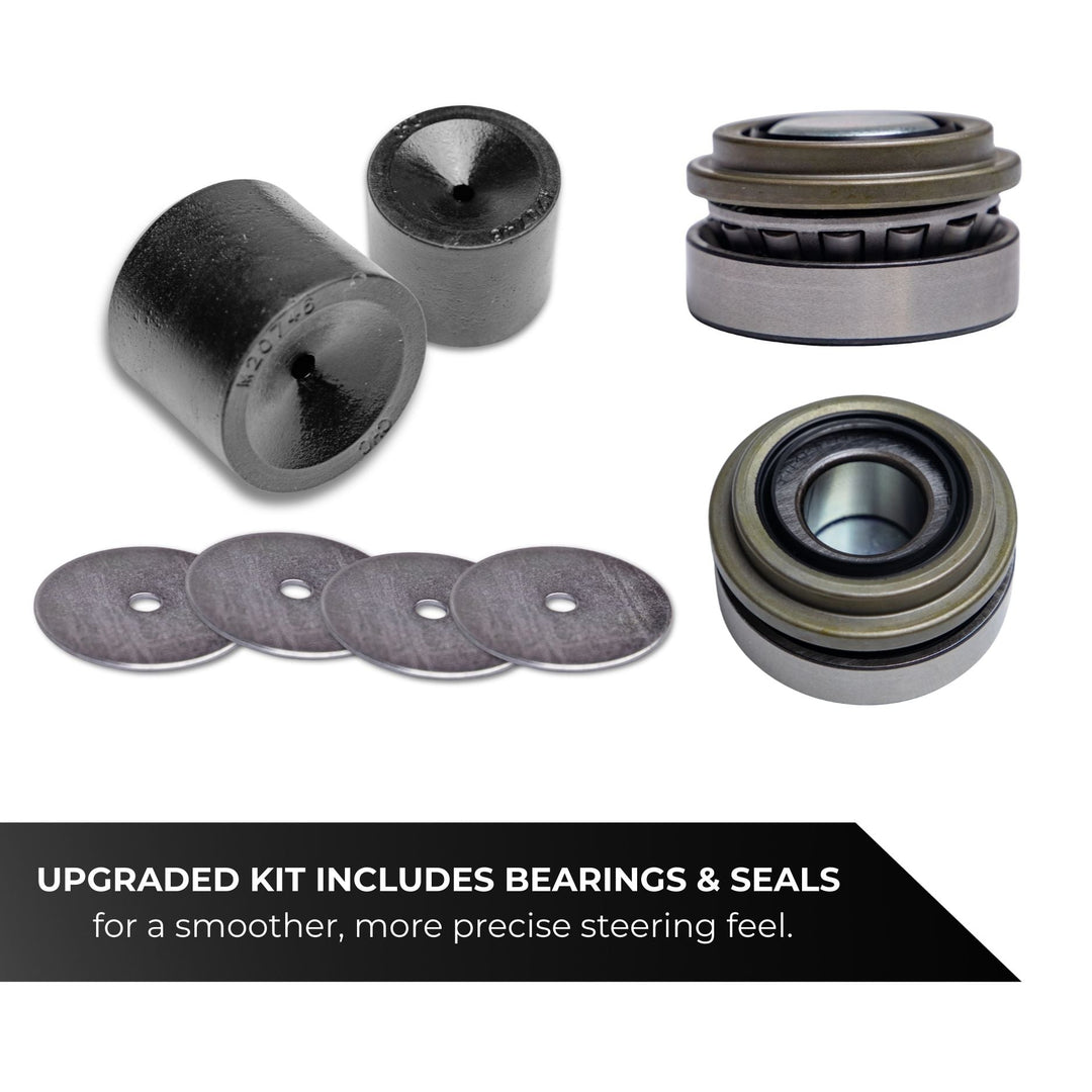 Crane Axle Dana 60 kingpin rebuild kit with text on a white background