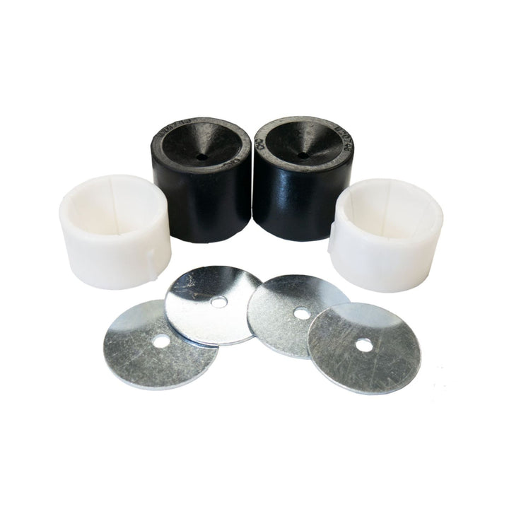 Set of Dana 60 Kingpin Spring Eliminator Kit on a white background
