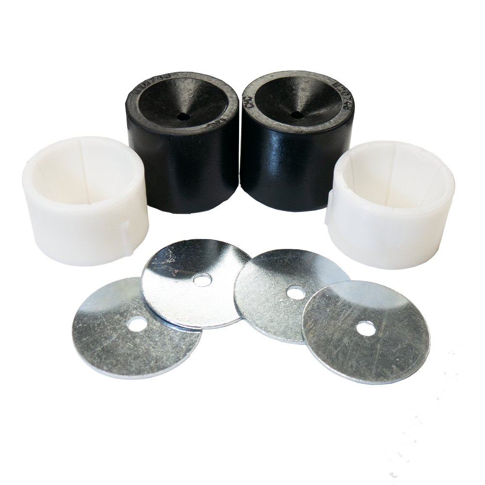 Set of black and white Crane Axle Dana 60 upgrade on a white background