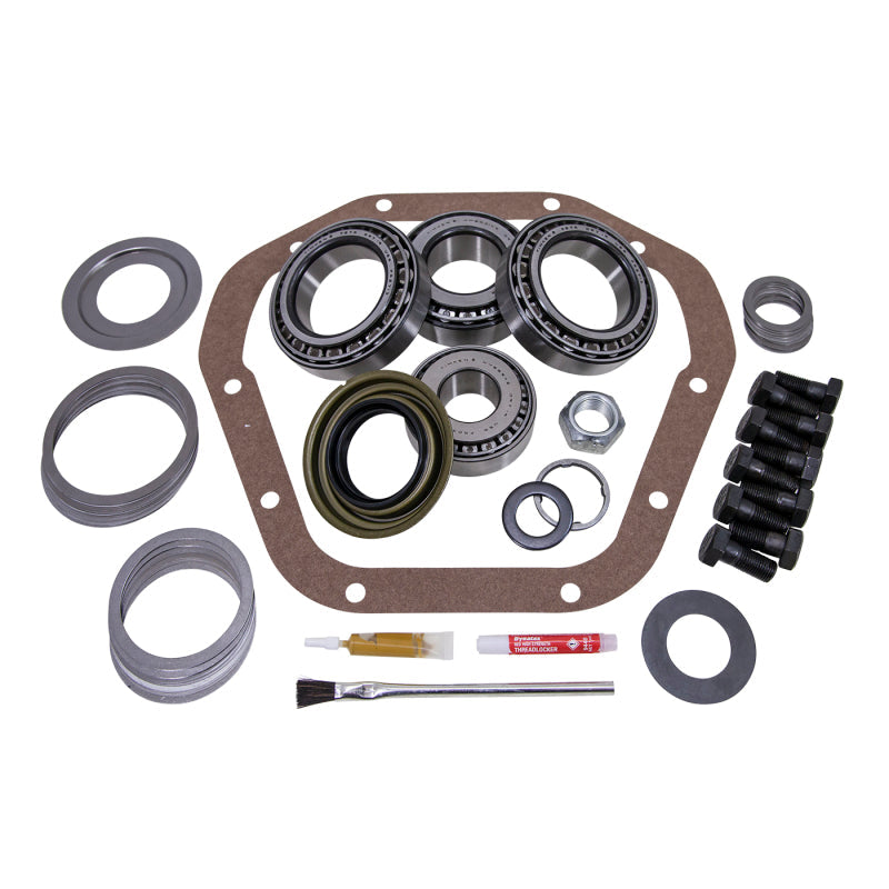 Dana 70U differential rebuild kit components on a white background