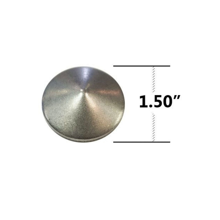 1.50" Weld On Concave Tube End Cap