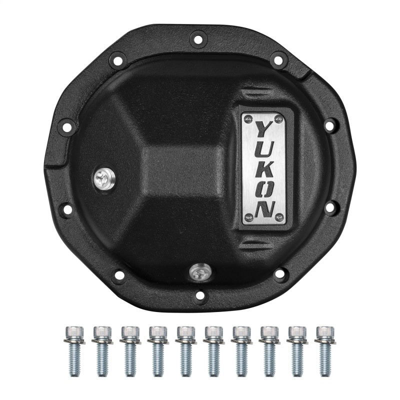 GM 8.6 10 bolt diff cover on a white background