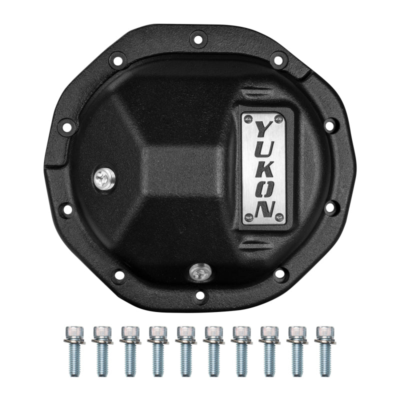 GM 8.5 heavy duty differential cover on a white background