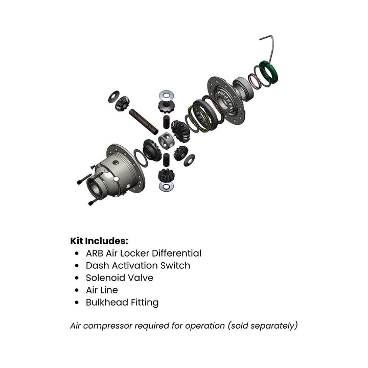 ARB Selectable Air Locker, Toyota 8" IFS, 53mm Bearing