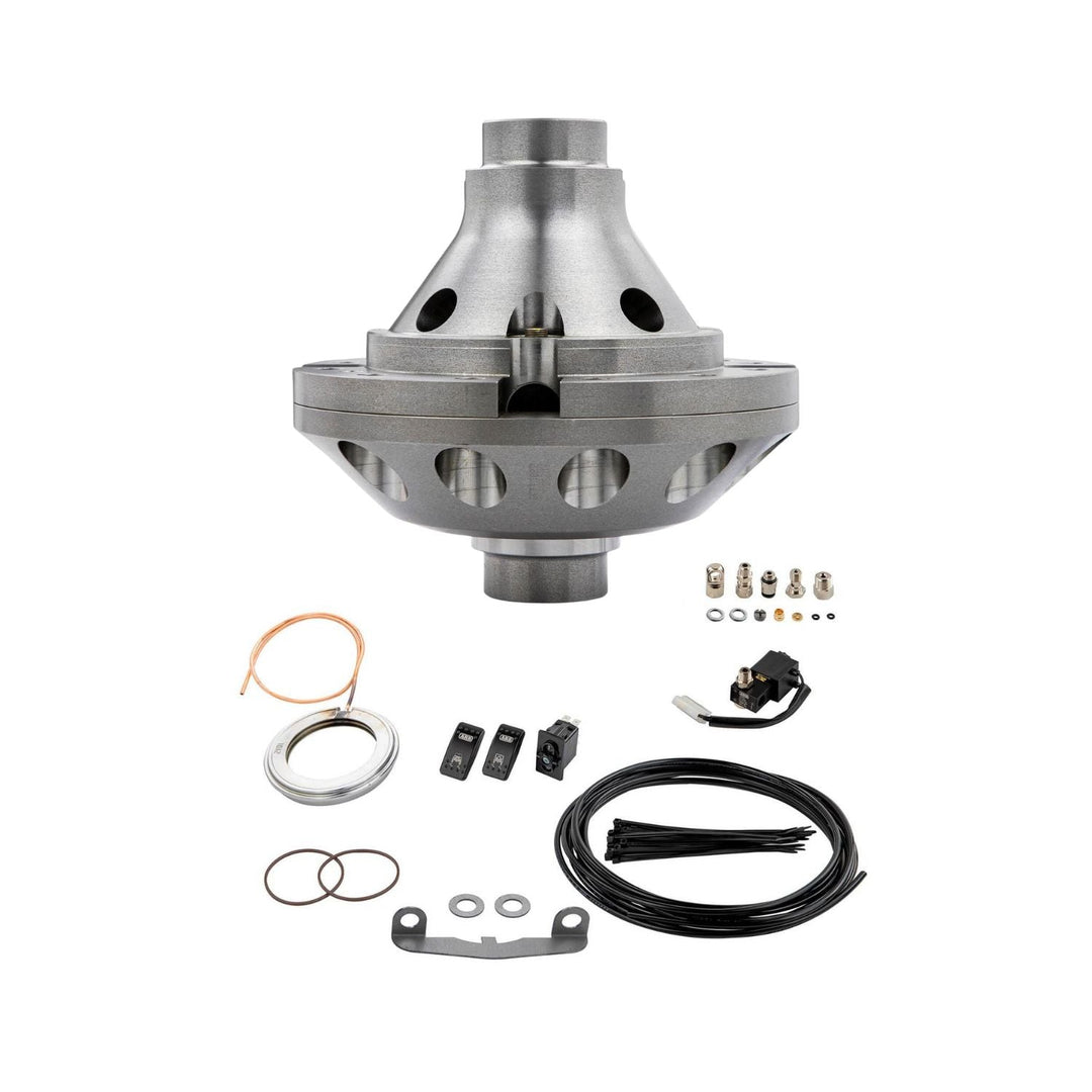 ARB Air Locker GM 14 Bolt 10.5 differential various components on a white background