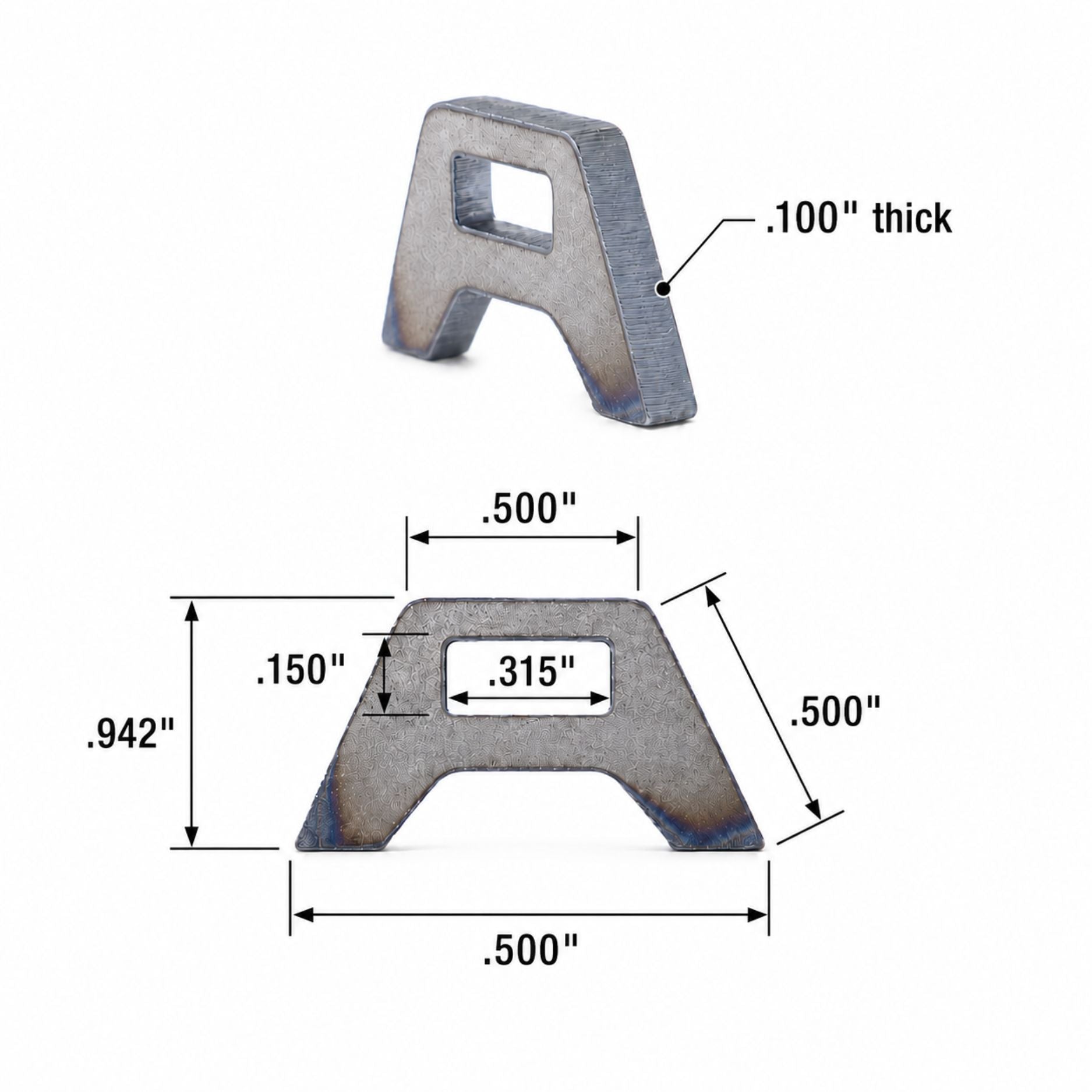 ヴィンテージフレーム　ニードルポイント WOD Weld-On Zip Tie Tabs (Pack of 10) – Crane Axle