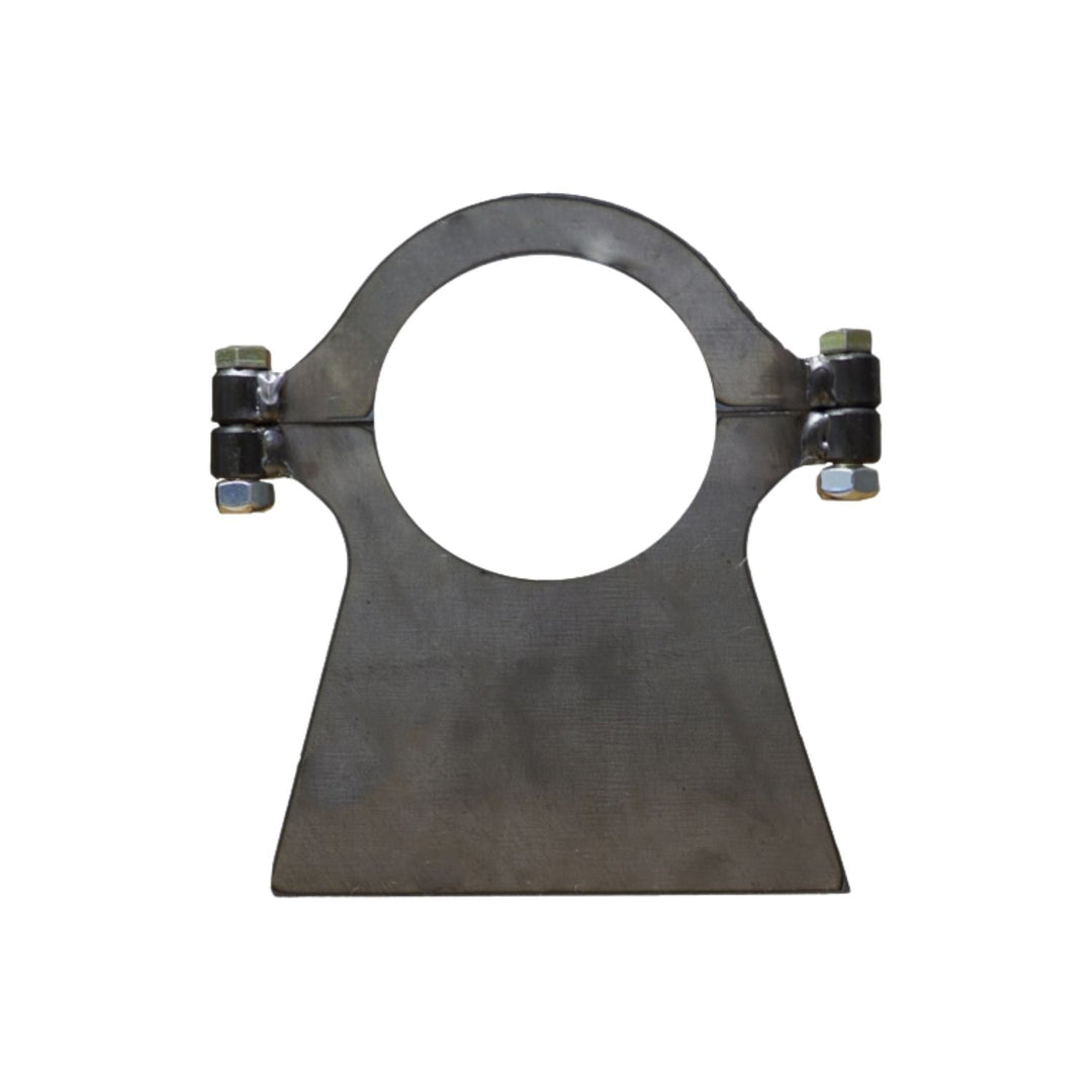 Steel atlas transfer case support ring with a circular opening on a white background