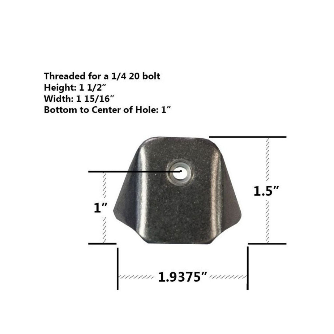WOD Body Panel Trick Tabs with 1/4"-20 NutSerts (Set of 10)