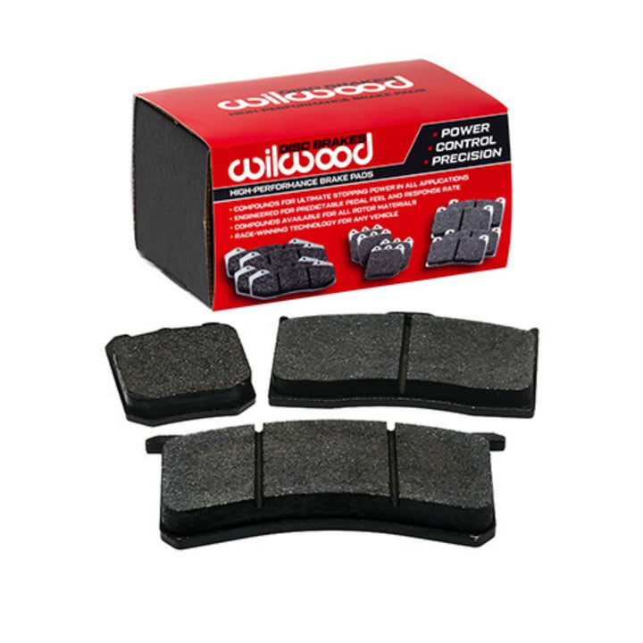 Wilwood BP-10 6712 brake pads with packaging on a white background