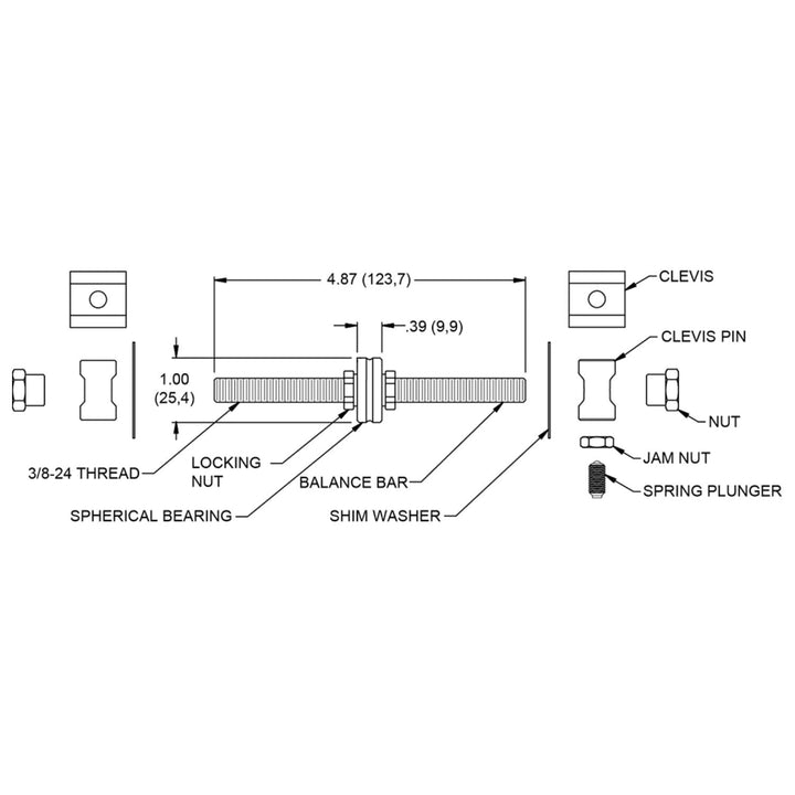 Wilwood balance bar assembly