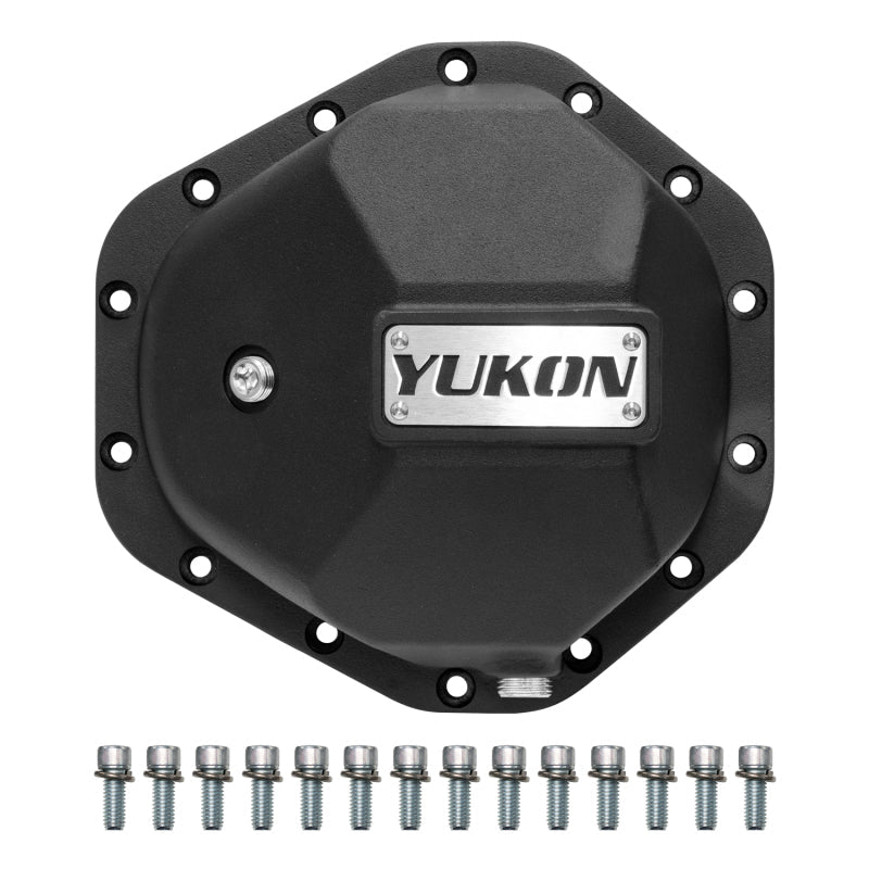 Yukon GM 14 Bolt nodular iron differential cover on white background