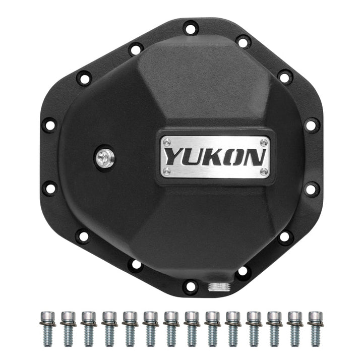 Yukon GM 14 Bolt nodular iron differential cover on white background