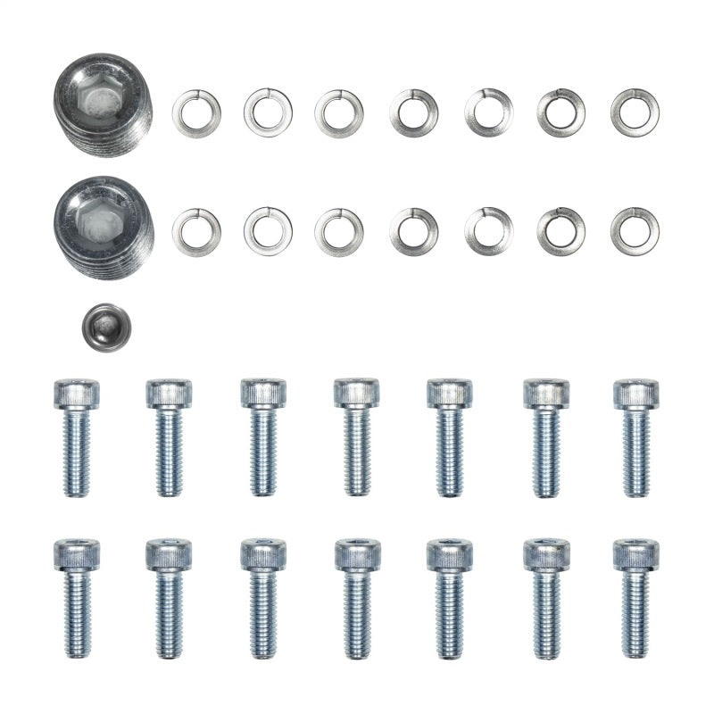 Silverado HD differential cover protection hardware on a white background
