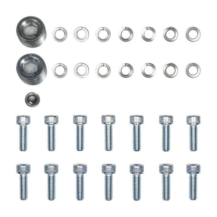 Silverado HD differential cover protection hardware on a white background